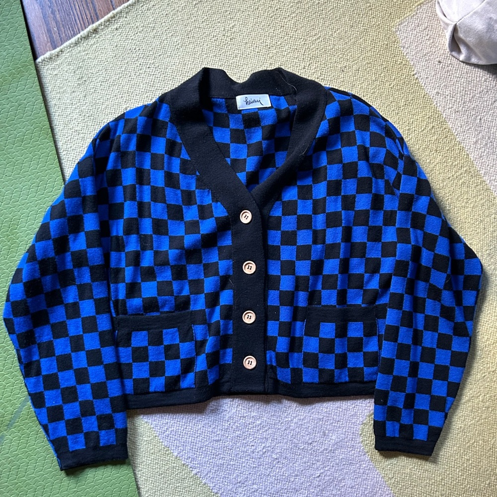 Claire Heinui merino wool cardigan